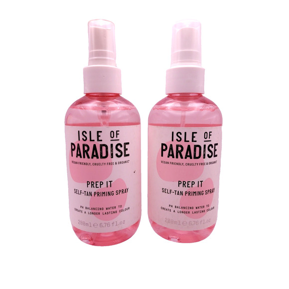 Isle of Paradise Other - LOT OF 2 Isle Of Paradise Prep It Self-Tan Priming Spray Longer Tan 6.76oz each